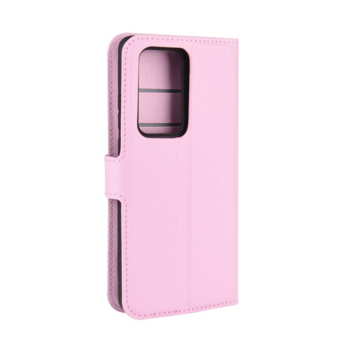 OEM - Litchi Plånboksfodral till Huawei P40 Pro - Rosa