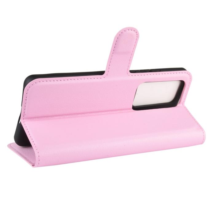 OEM - Litchi Plånboksfodral till Huawei P40 Pro - Rosa