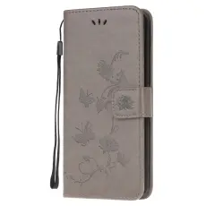 OEM - Butterfly Plånboksfodral till Huawei P40 Pro - Grå