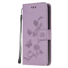 OEM - Butterfly Plånboksfodral till Huawei P40 Pro - Lila