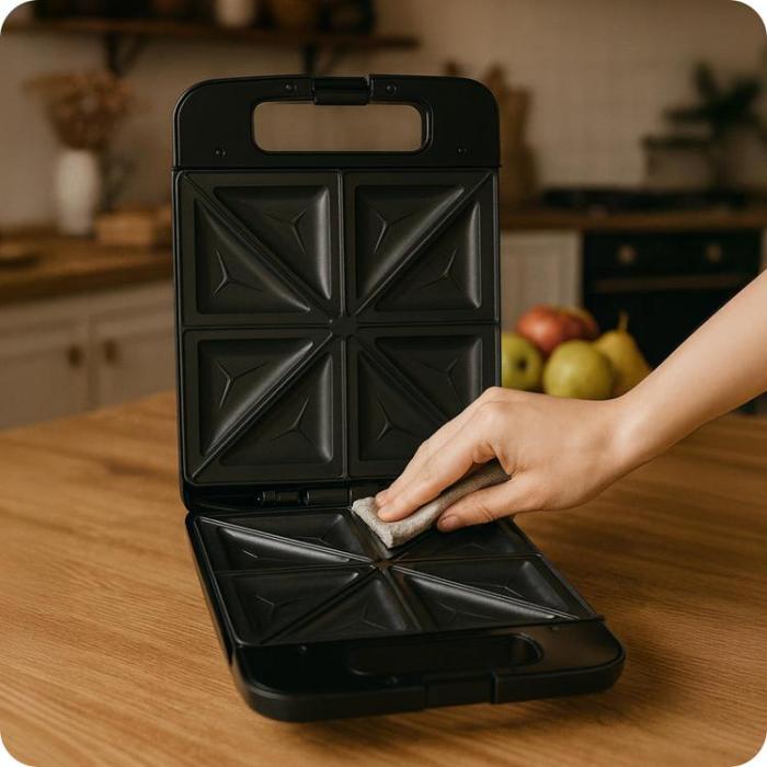 Huslog - Huslog 4-Skivors Smörgåsjärn 1800W HUS1028