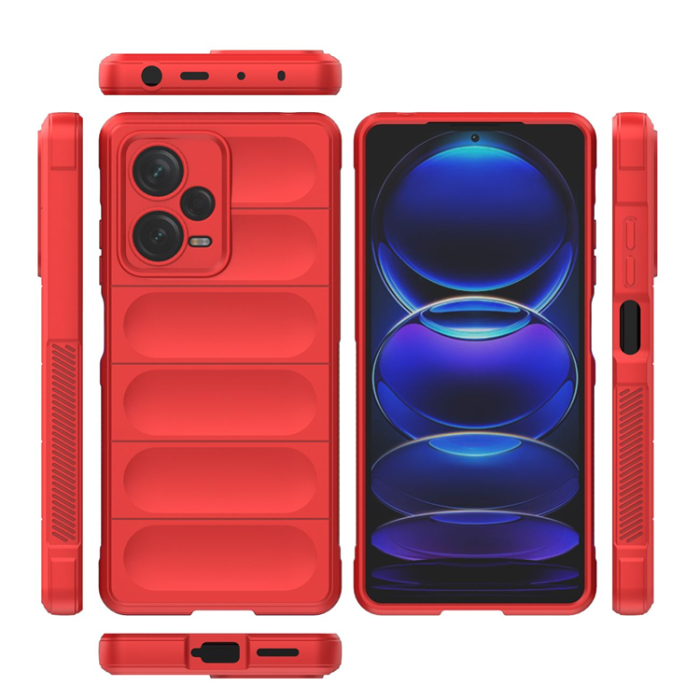 OEM - Xiaomi Redmi Note 12 Pro Plus Mobilskal Magic Shield - Röd