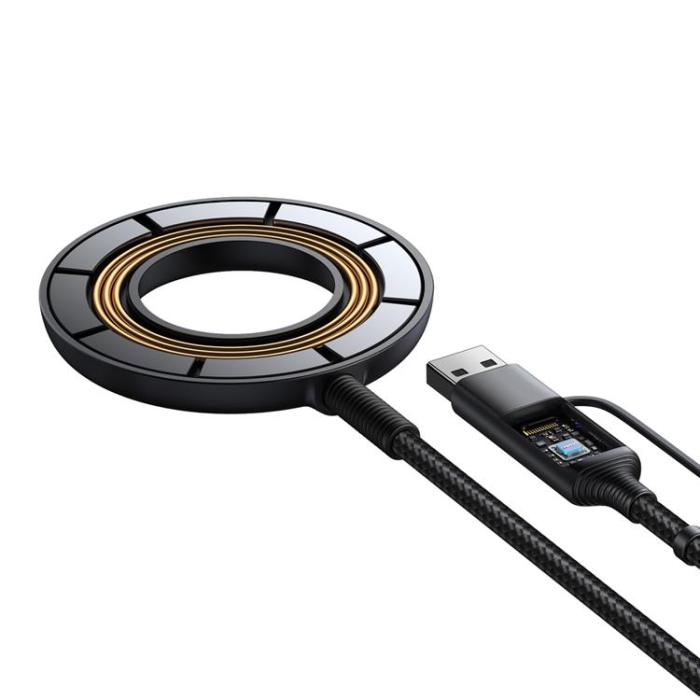Joyroom - Joyroom MagSafe Trådlös Laddare 15W - Svart