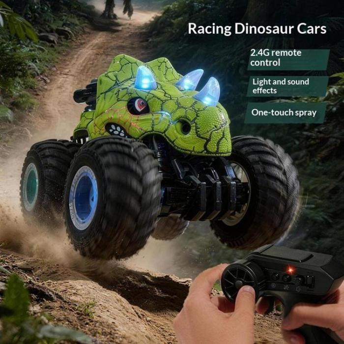 OEM - 2.4GHz Fjärrstyrd Bull Stuntbil Terrängfordon med Vattendimma YL-134 - Blå