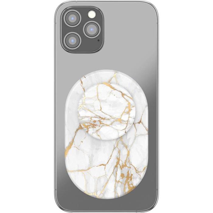 PopSockets - POPSOCKETS PopGrip För MagSafe - Guld Lutz Marble