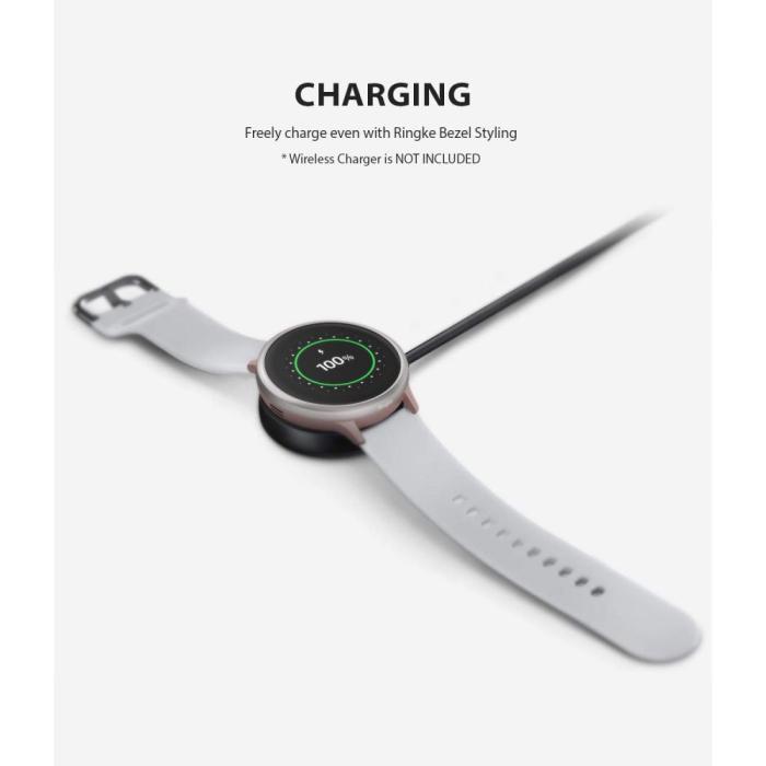 UTGATT5 - RINGKE Infattningsring Styling Galaxy Watch Aktiv 2 (44Mm) Glänsande Svart