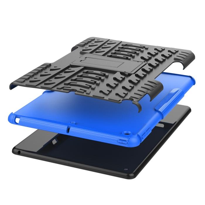 OEM - Anti-slip Hybridskal med Stativ för iPad 10.2