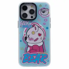 JAUCASE - JAUCASE iPhone 15 Pro Max Mobilskal MagSafe - City Walk Bear