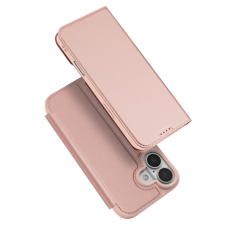 Dux Ducis - Dux Ducis iPhone 17 Plånboksfodral Skin Pro Läder - Rosa