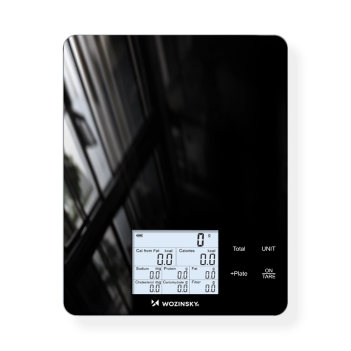Wozinsky - Wozinsky Smart Köksvåg med Display Bluetooth-app WIK-10 - Svart