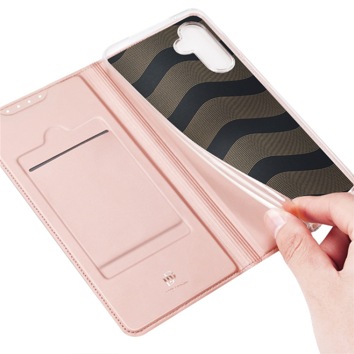 Dux Ducis - Dux Ducis Galaxy A34 5G Plånboksfodral Skin Pro - Rosa
