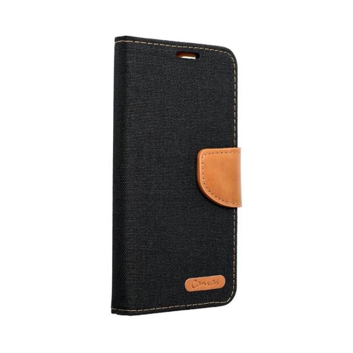 OEM - CANVAS Plånboksfodral För Galaxy A34 5G - Svart
