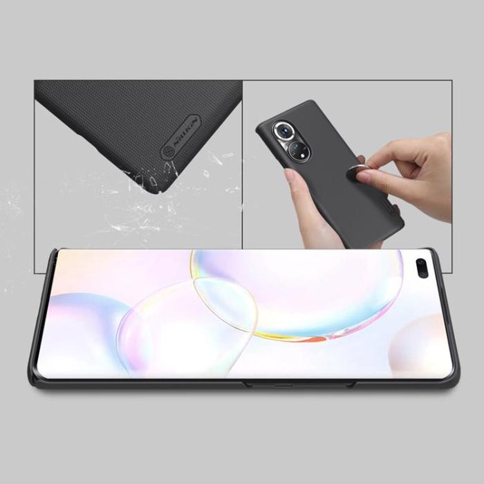 Nillkin - Nillkin Huawei Honor 50 Pro Skal Och Stand Super Frosted - Svart