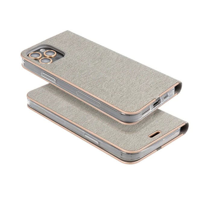 OEM - Xiaomi Redmi 14C Plånboksfodral Luna Gold - Silver