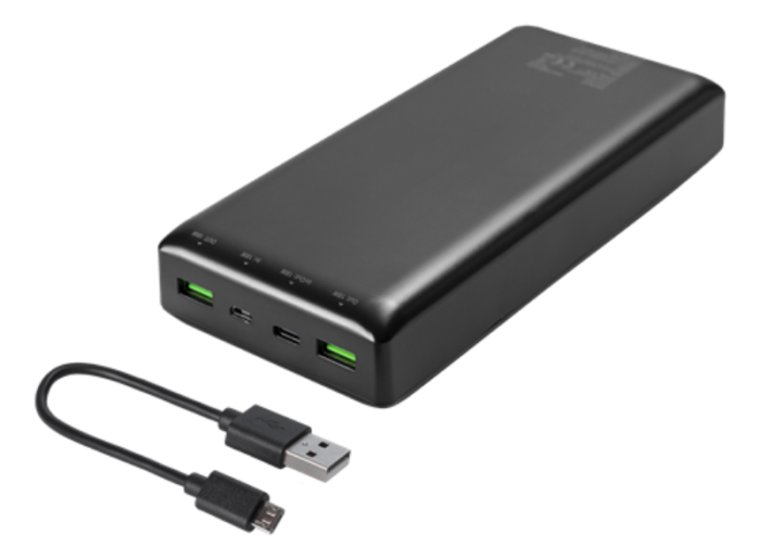 UTGATT1 - DELTACO Powerbank 30000 mAh - Svart