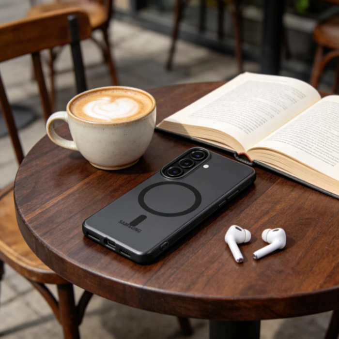 Tech-Protect - Tech-Protect Mobilskal För Galaxy S26 Magsafe Magslim - Matt Svart