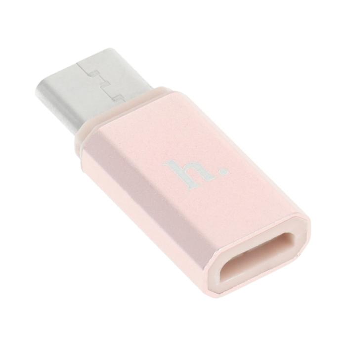 Hoco - HOCO adapter Micro and USB-C Roséguld