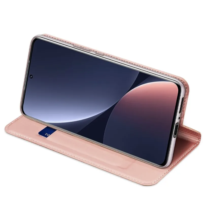 Dux Ducis - Dux Ducis Xiaomi 13 Plånboksfodral Skin Series - Rosa Guld