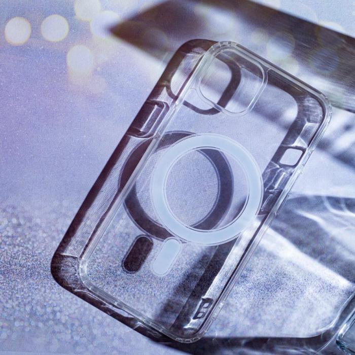OEM - Stötdämpande Mag fodral för iPhone 13, transparent