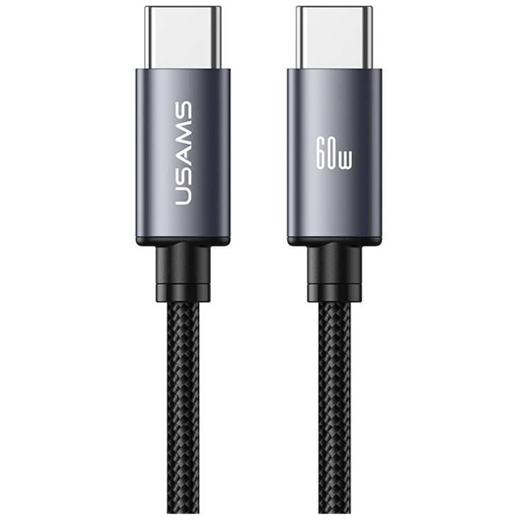 USAMS USB-C till USB-C 60W Kabel 1m U91 - Tarnish