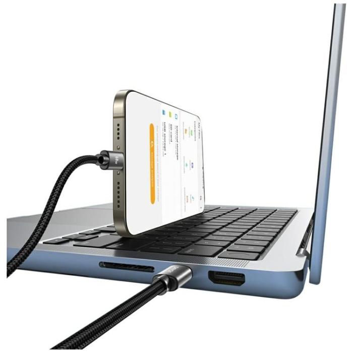 USAMS - USAMS USB-C till USB-C 60W Kabel 1m U91 - Tarnish