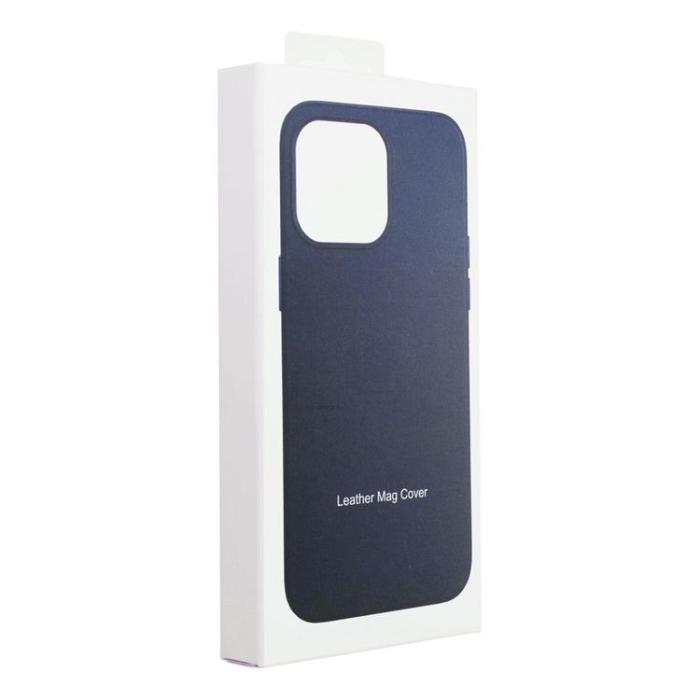 OEM - iPhone 11 Pro Magsafe Skal Läder - Indigo Blå