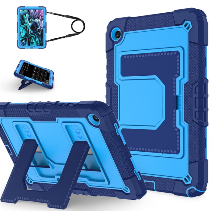 A-One Brand - Galaxy Tab A9 Plus Skal Kickstand Med Rem Anti Drop