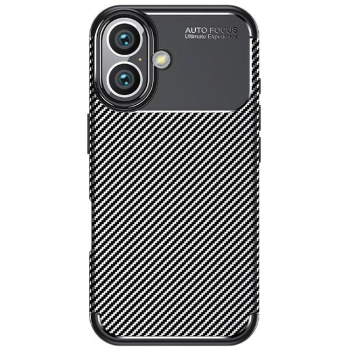 Beline - Beline iPhone 16 Mobilskal Carbon Armor - Svart