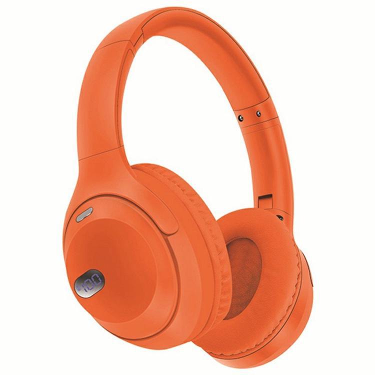 Over-Ear Trådlösa Hörlurar Bluetooth Stöd för TF-Kort - Orange (Orange) | 505771 | AlltMobil