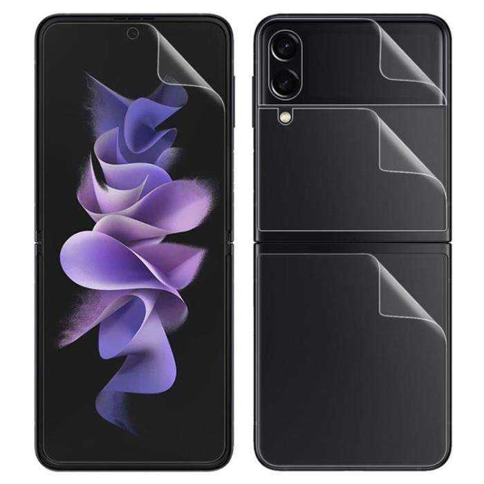 Imak - IMAK Galaxy Z Flip 4/Z Flip 3 5G Hydrogel-film Skärmskydd Set