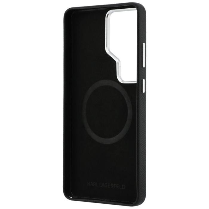 KARL LAGERFELD - Karl Lagerfeld Mobilskal För Galaxy S26 Ultra MagSafe Saffiano KC Metal Logo