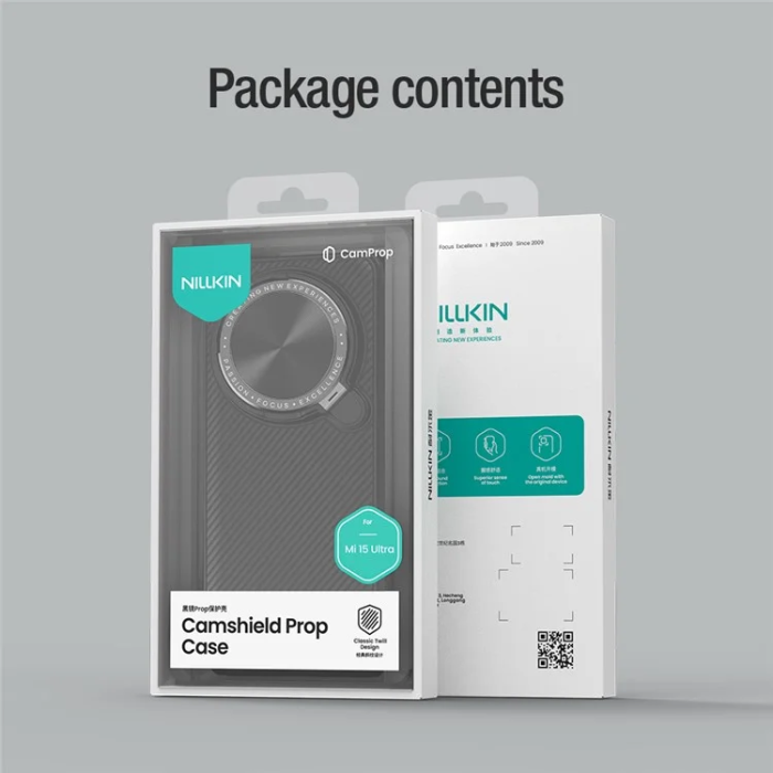 Nillkin - Nillkin Xiaomi 15 Ultra Mobilskal Camshield Prop - Svart