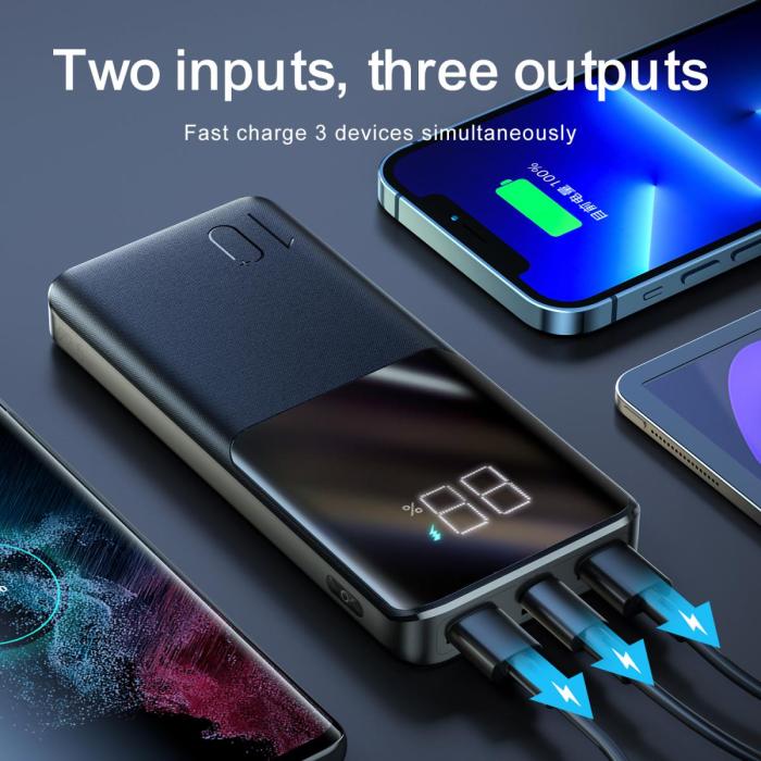 SiGN - SiGN Super Charge LED Powerbank 10.000mAh, 22.5W - Svart