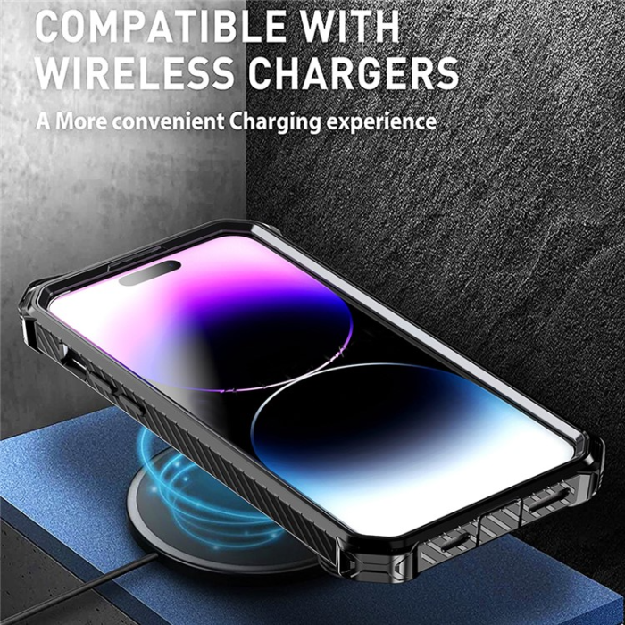 OEM - iPhone 14 Pro Max Magsafe Mobilskal Ringhållare - Lila