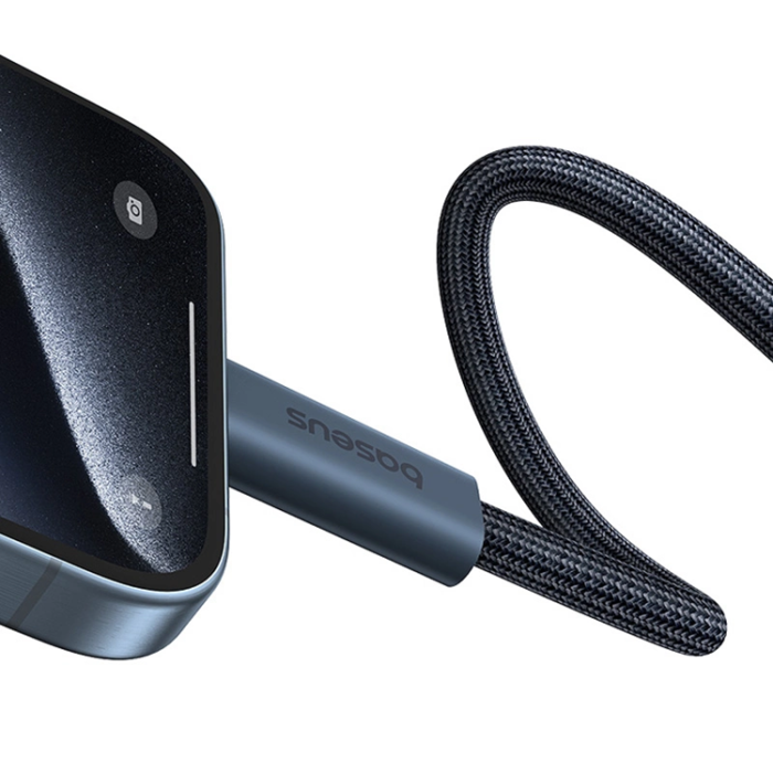 BASEUS - Baseus USB-C till USB-C kabel Snabb 240W 1m - Svart