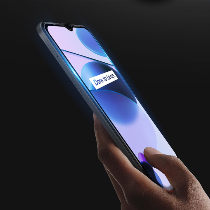 Dux Ducis - Dux Ducis Realme C35 Härdat Glas 9H - Svart
