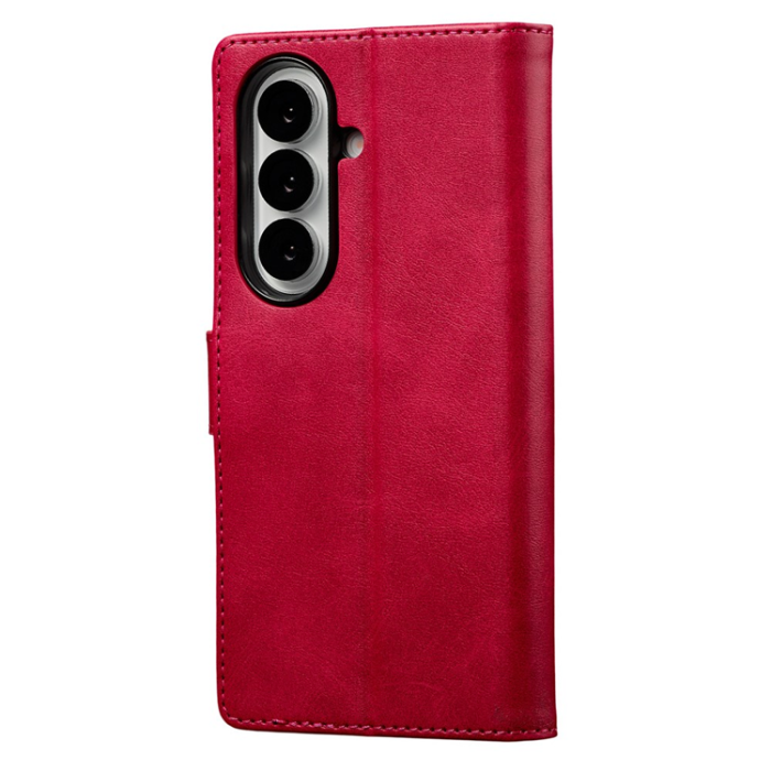 LC.imeeke - Lc.Imeeke Galaxy Z Fold 7 Plånboksfodral Calf Läder - Rosa