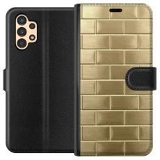 iSecrets - Pl&aring;nboksfodral till Samsung Galaxy A13 med Gyllene Murstenar