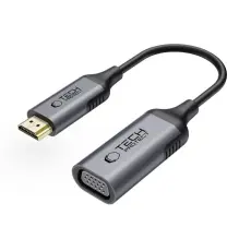 Tech-Protect - Tech-Protect Adapter HDMI Till VGA Full HD 60Hz Ultraboost - Svart