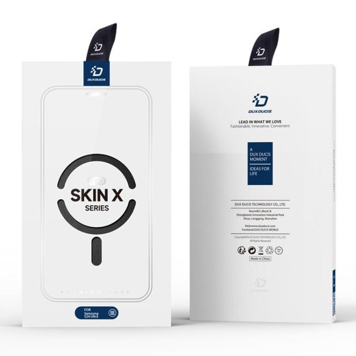 Dux Ducis - Dux Ducis Galaxy S24 Ultra Plånboksfodral Magsfae Skin X Pro - Svart