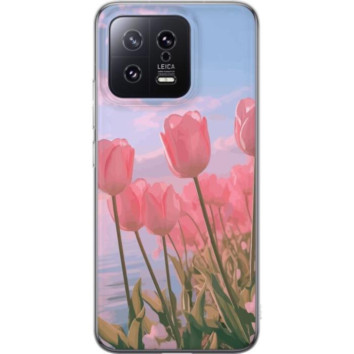 iSecrets - Mobilskal till Xiaomi 13 med Rosa Tulpaner
