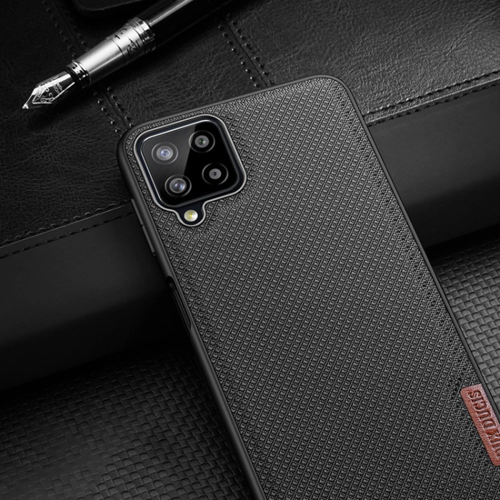 Dux Ducis - Dux Ducis Fino Skal nylon material till Galaxy A22 4G- Svart
