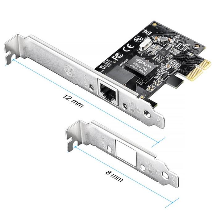 CUDY - CUDY Adapter PCI-E PE10 Gigabit 1P Low Profile