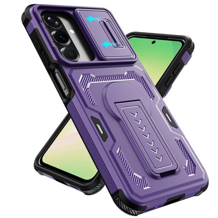 OEM - Mobilskal för Samsung Galaxy S26 PC + TPU Kickstand - Lila