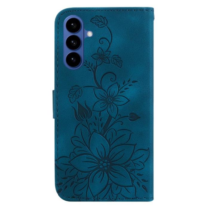 OEM - Mobilfodral för Samsung Galaxy S26 Plus Kickstand Konstläder - Mörkblå