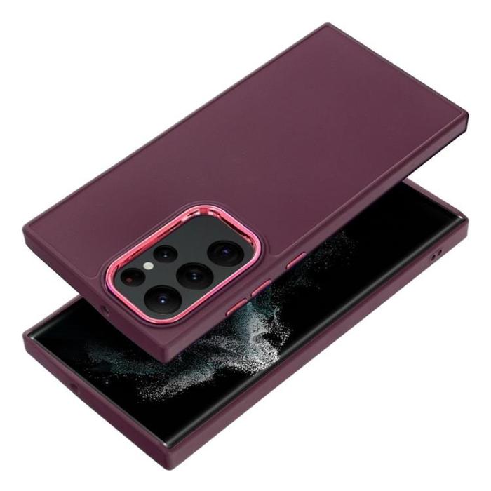 OEM - Galaxy S22 Ultra Mobilskal Frame - Lila