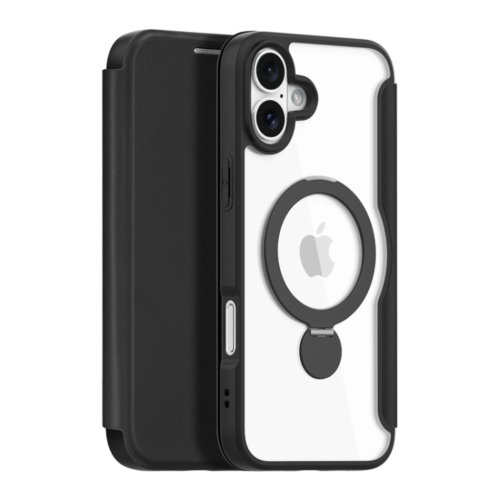 Dux Ducis - Dux Ducis iPhone 16 Plånboksfodral Magsafe Skin X Pro med Stativ