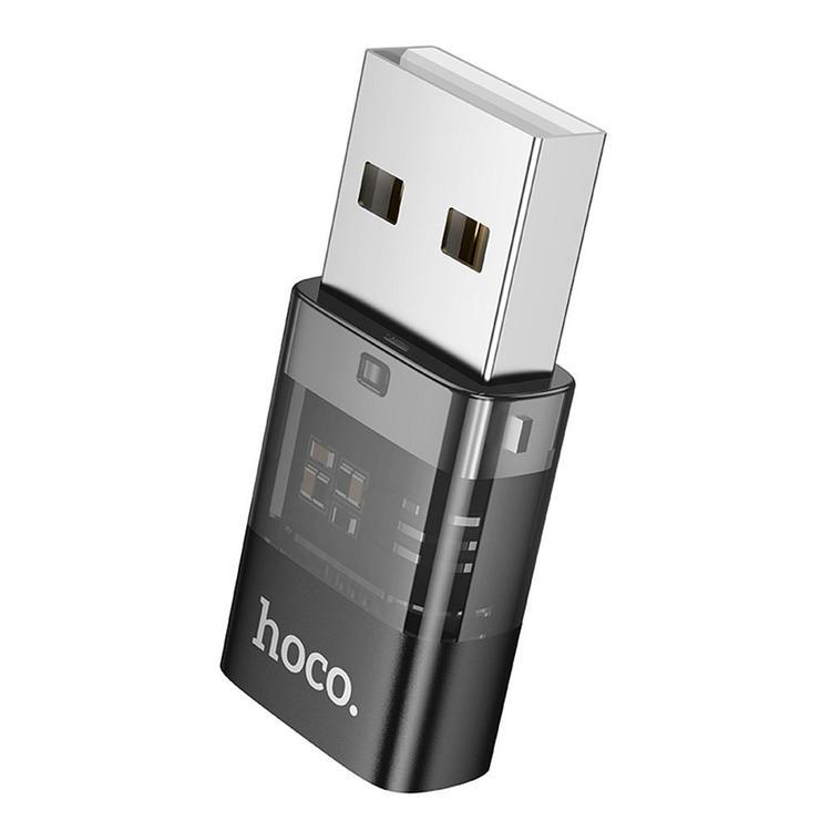 Hoco USB-A Till USB-C Adapter UA36C - Svart | 505295 | AlltMobil
