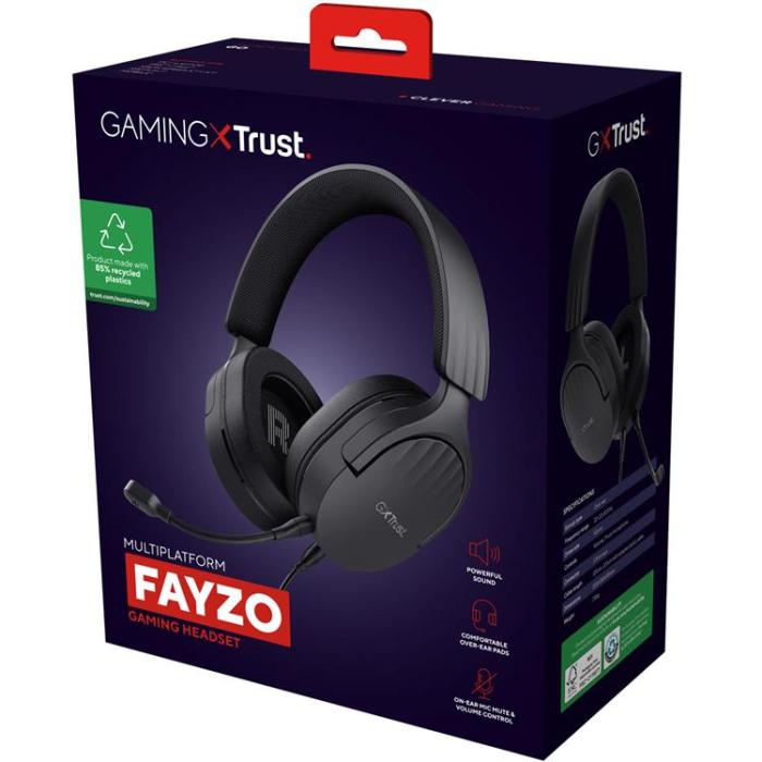 Trust - Trust Fayzo Gaming Hörlurar Eco - Svart
