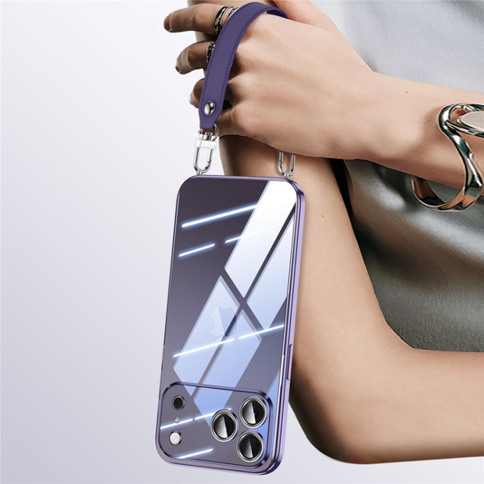 SULADA - SULADA iPhone 17 Pro Mobilskal Ultra Clear Electroplating - Lila